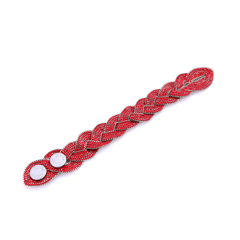 Twist Link Red Bracelet