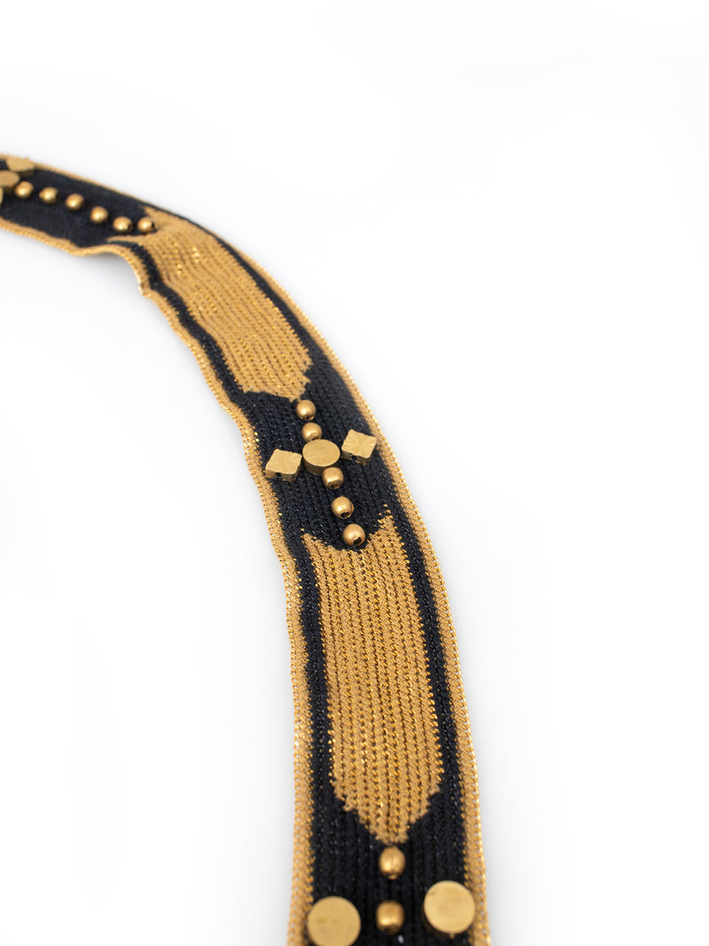 Gold & Black Navaho Necklace