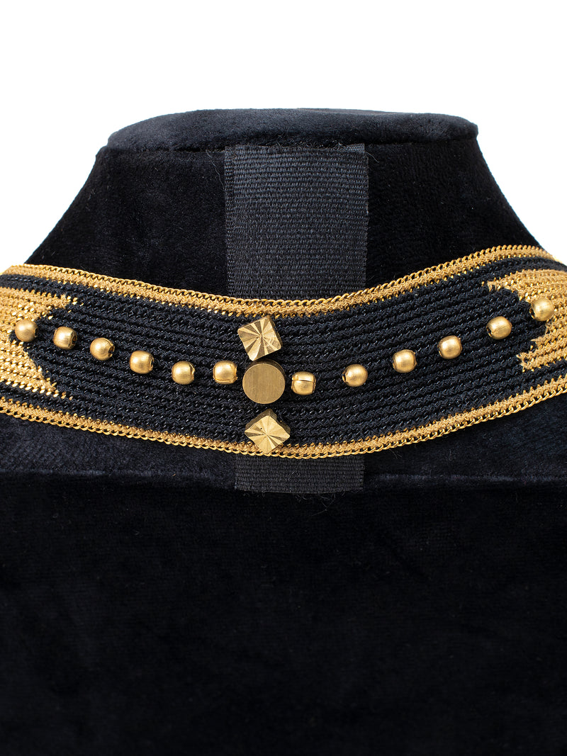 Gold & Black Navaho Necklace