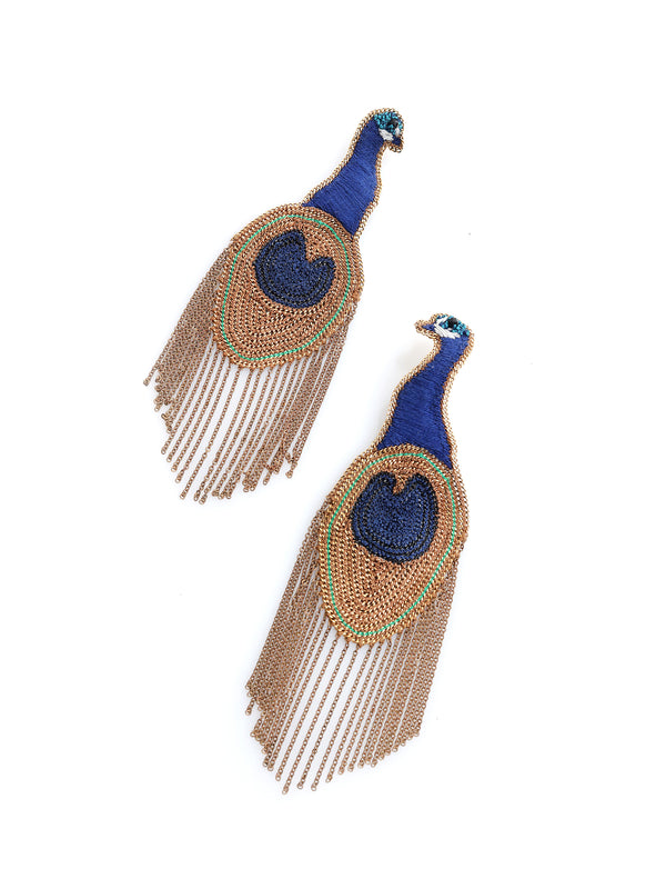 Peacock Elegance Earrings