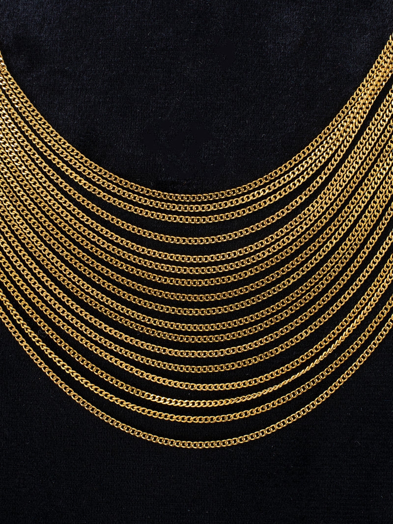 Gold & Black Navaho Necklace