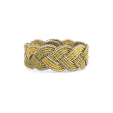 Narrow Twisted Hand-Braid Bracelet by Zaafar Jewellery - Zaafar.com