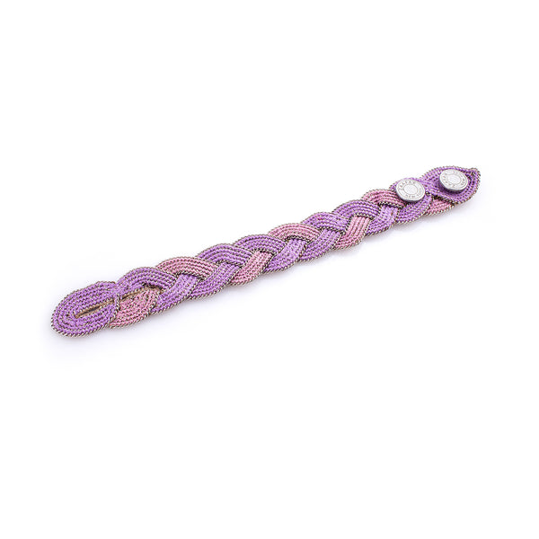 Twist Link Purple Bracelet