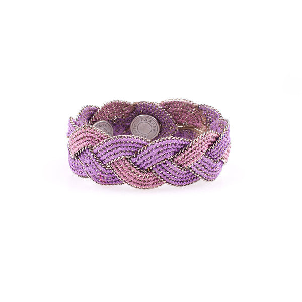 Twist Link Purple Bracelet