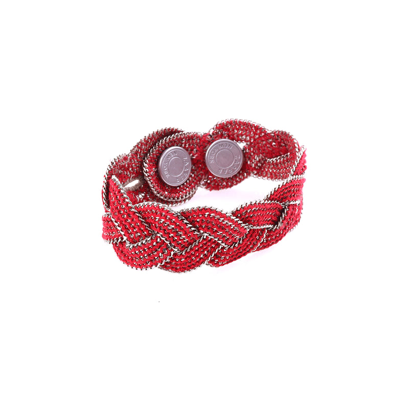 Twist Link Red Bracelet